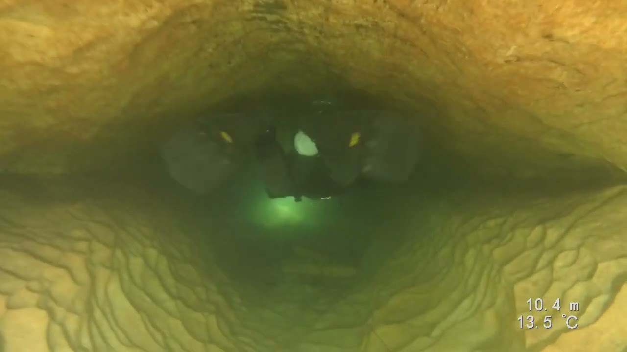 Diving Cabouy Cave, Lot, France - June 2022