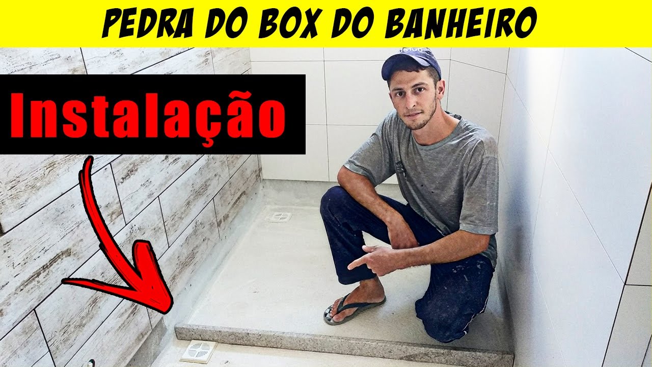 Como colocar a pedra do box do banheiro de forma fácil