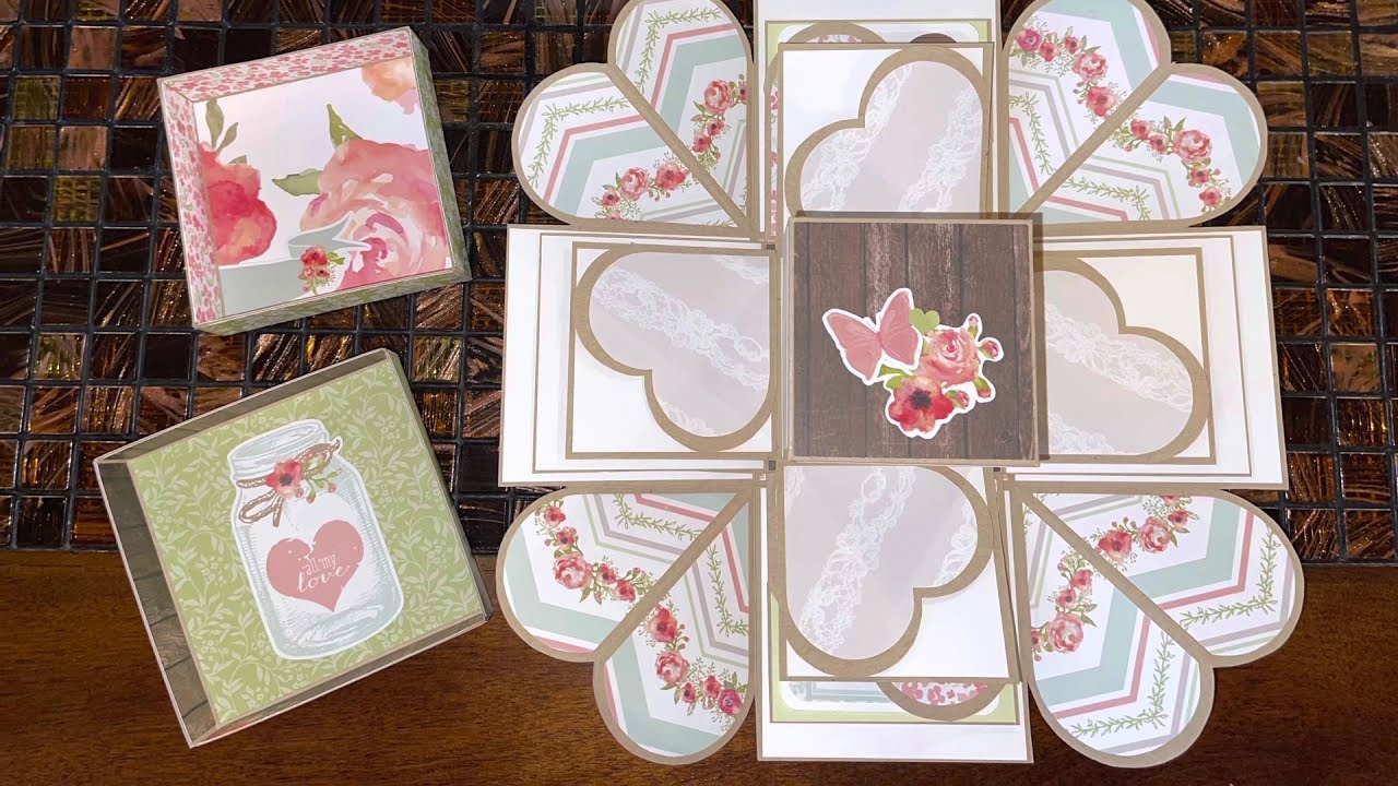 Hearts Galore Explosion Box Tutorial