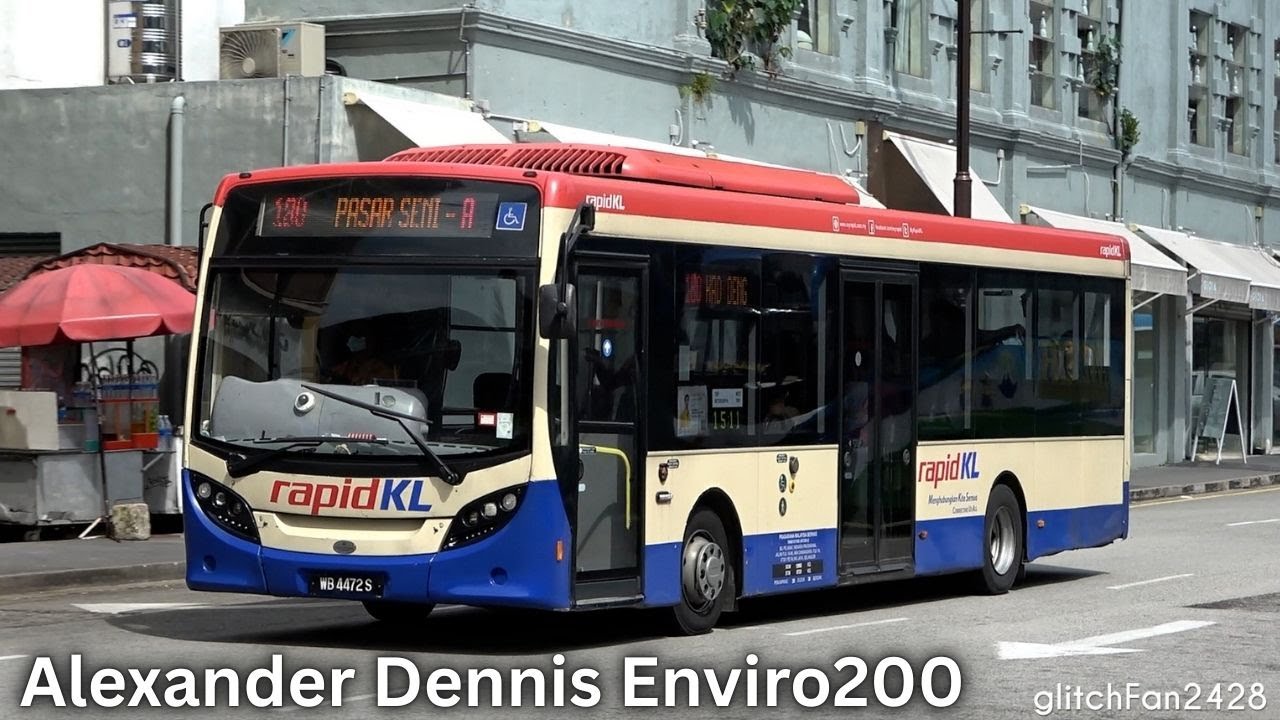 RapidKL Alexander Dennis Enviro200 ride in Kuala Lumpur