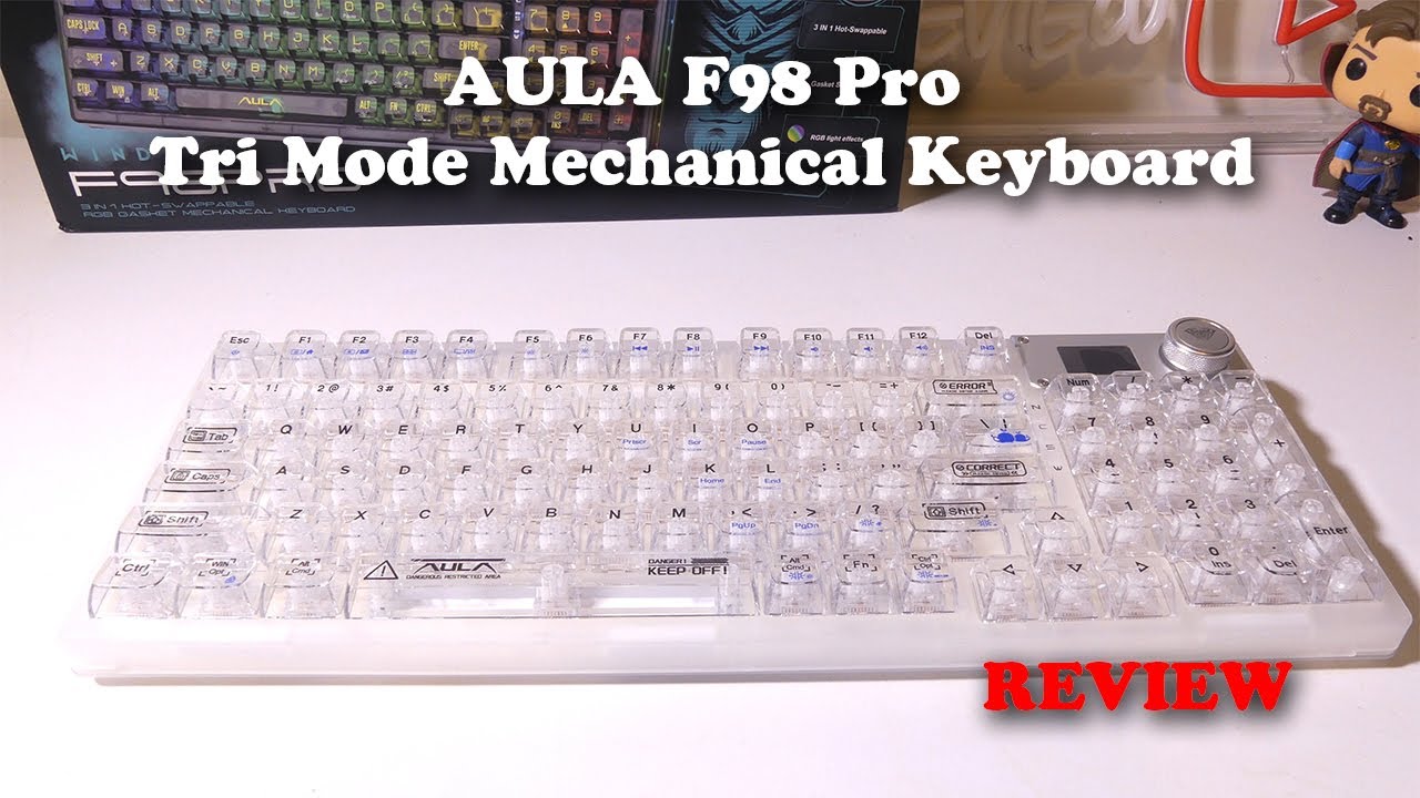 AULA F98 Pro Tri Mode Mechanical Keyboard REVIEW