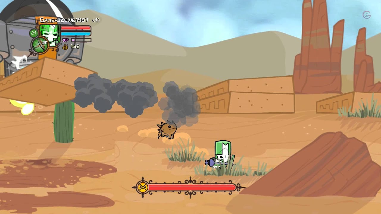 Castle Crashers Chapter 8 Dock, Desert, Alien Ship Walkthrough