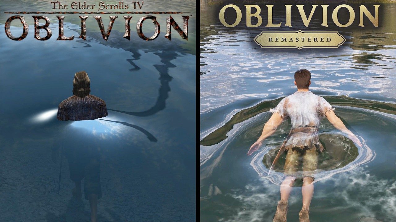 Elder Scrolls Oblivion Remastered vs Original | Direct Comparison