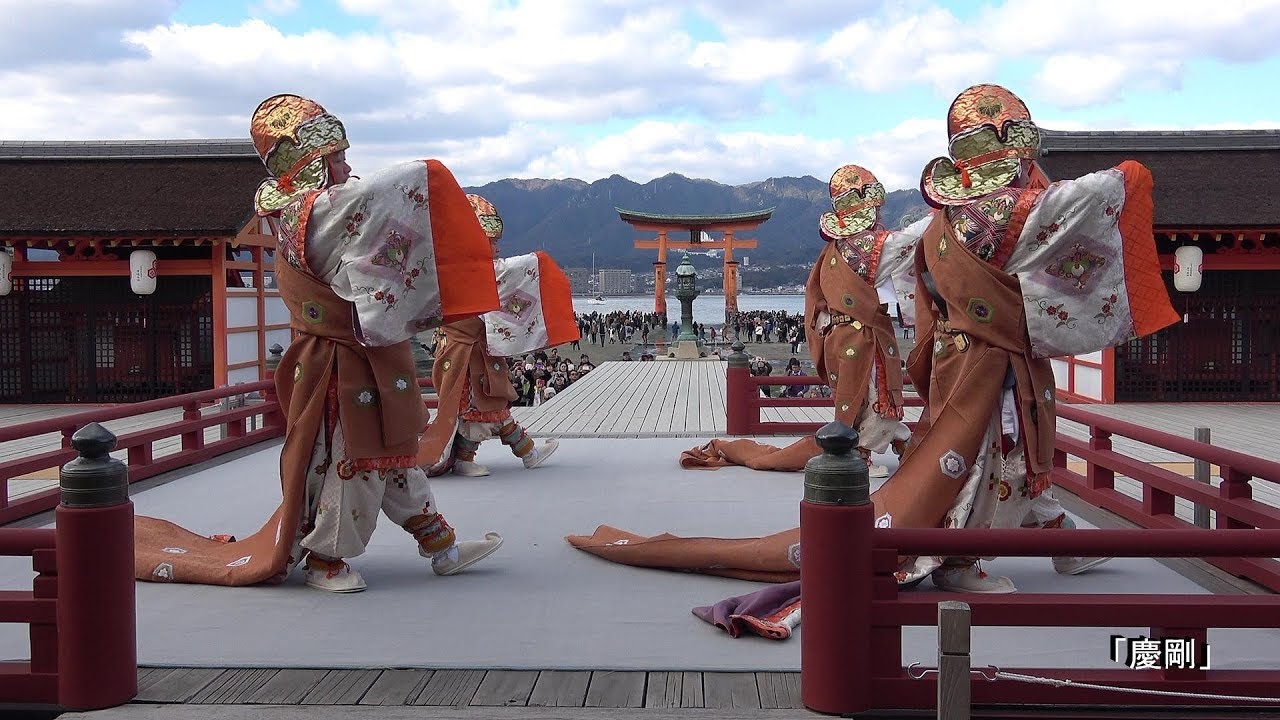 2019宮島厳島神社・二日祭 舞楽 「萬歳楽」
