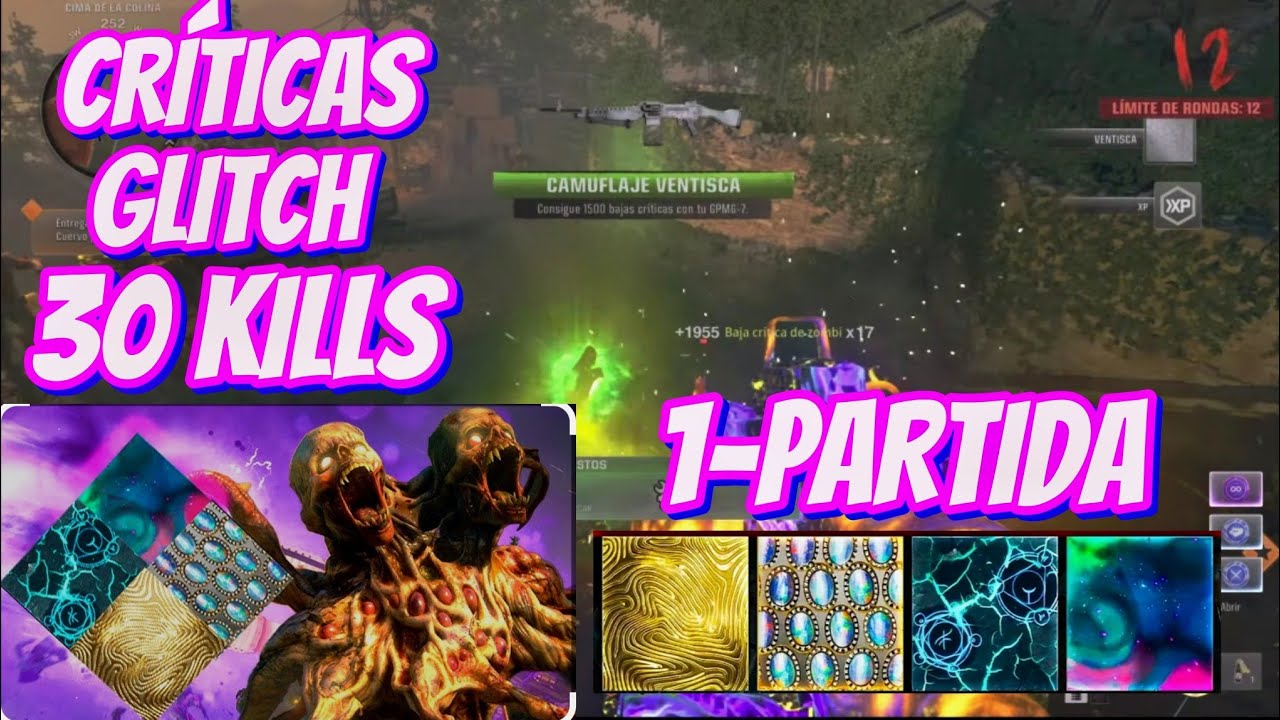 BO6 ZOMBIES GLITCH ÓPALO RÁPIDO 30 ESPECIALES Y CRÍTICAS CHICLÉS BO6