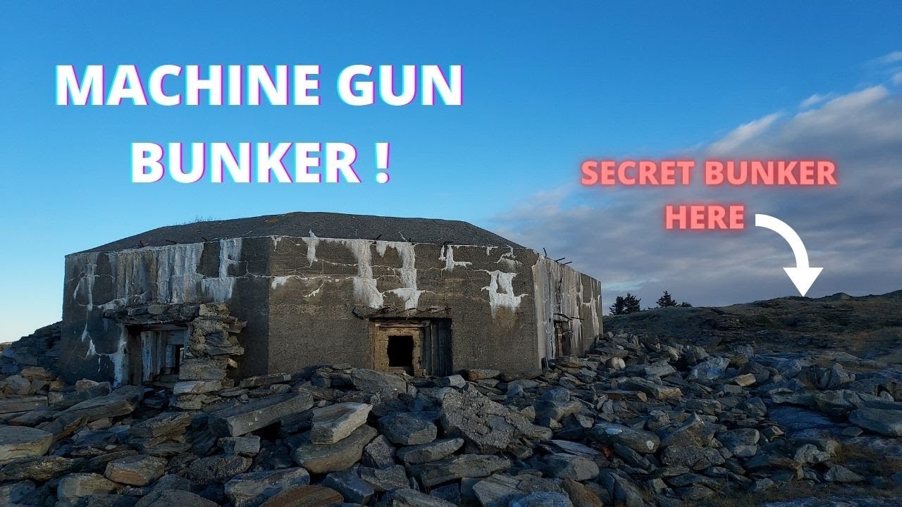 Machine gun bunker & SECRET underground bunker found.