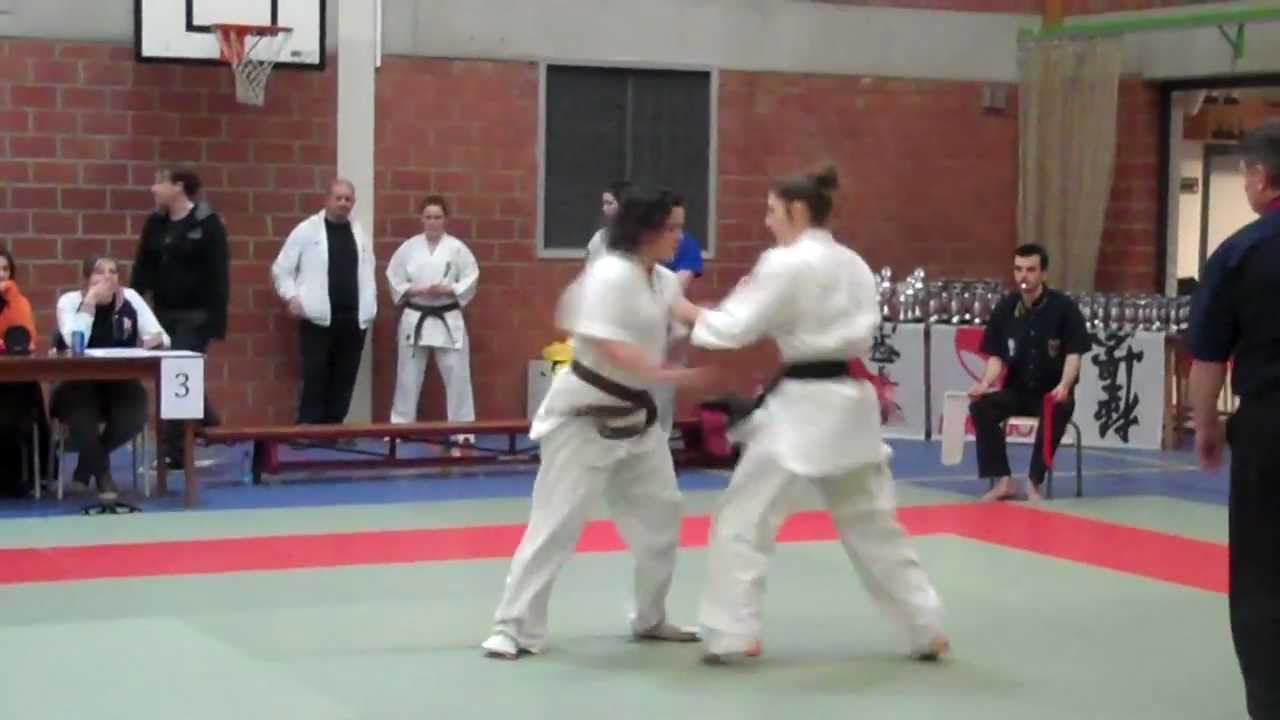 Anke Spitaels (2) vs. Joke De Borger - 20130302