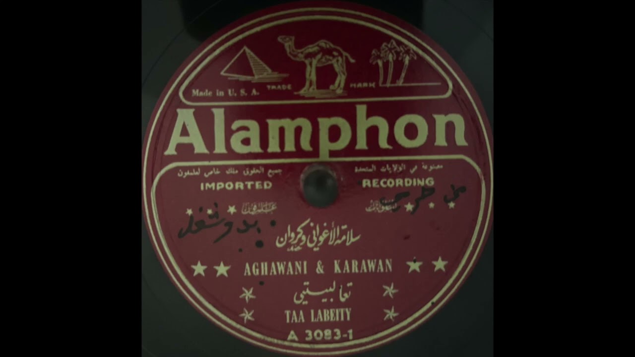 Aghawani & Karawan — Taa Labeity (1940s Arabic)