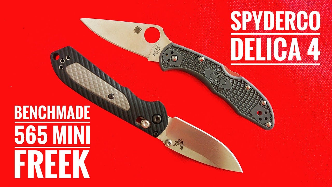 Por&oacute;wnanie - Spyderco Delica 4 i Benchmade 565 Mini Freek