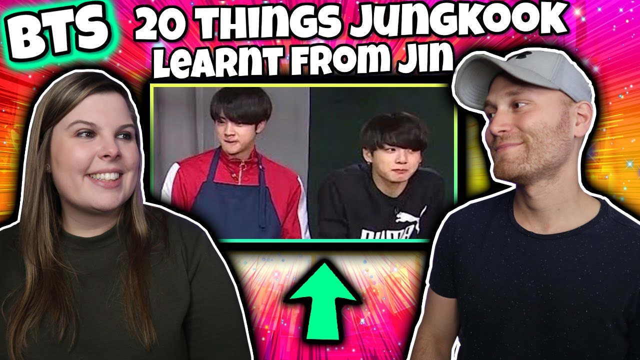 20 things Jungkook learnt from Jin /정국/진/ REACTION