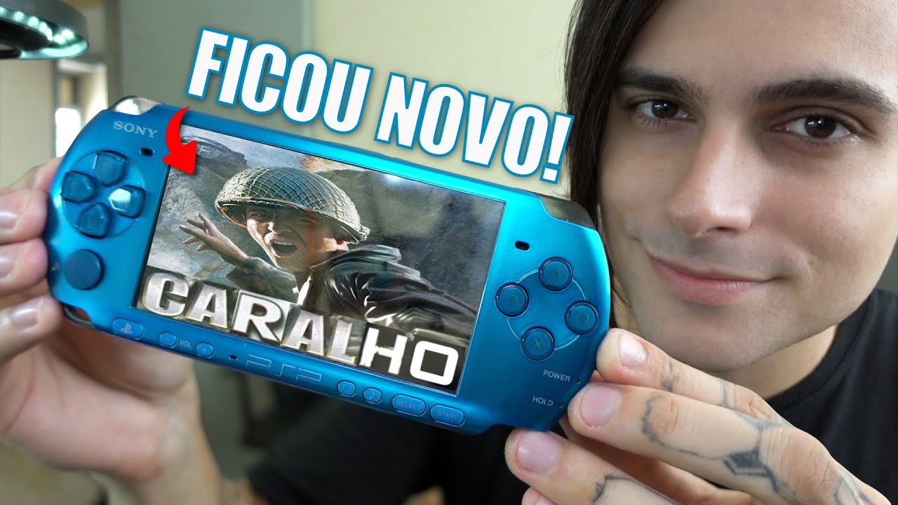 Reformei Um PSP ABANDONADO H&aacute; 15 ANOS!!