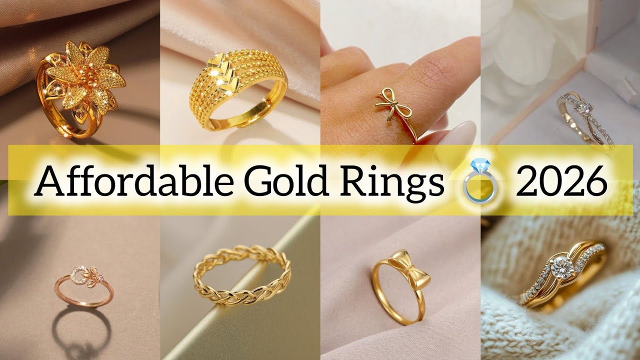 💍 Доступные и стильные золотые кольца 2026 | Новинки и тренды ✨