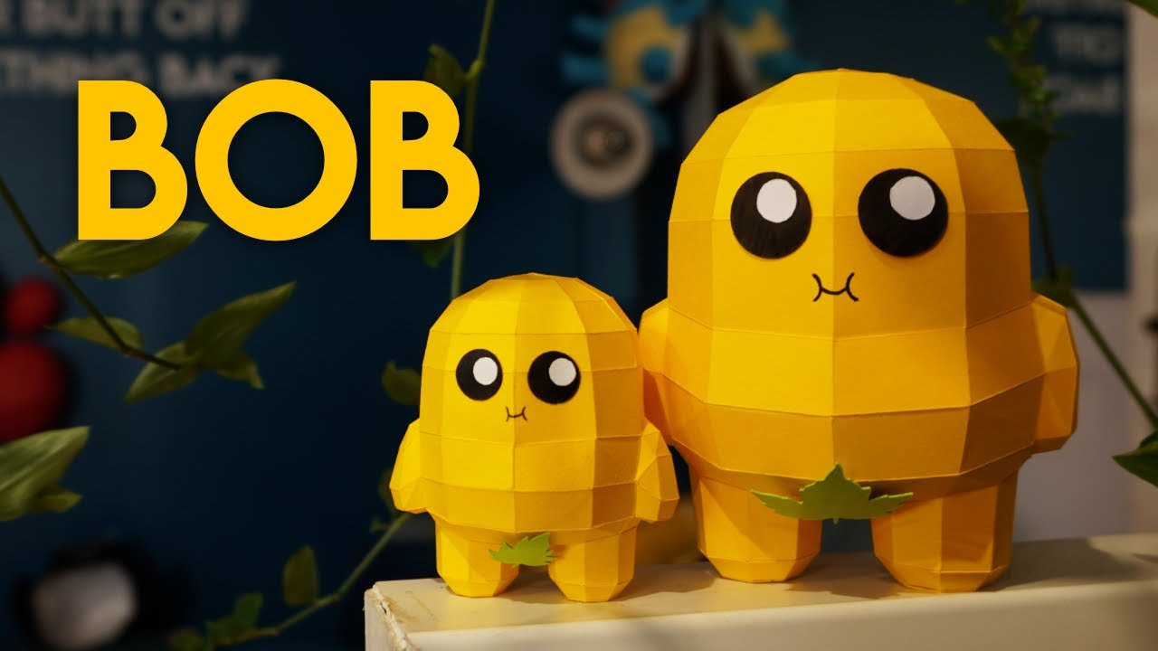Papercraft - Découvre Bob, la mascotte de DT WORKSHOP ! - Tutoriel