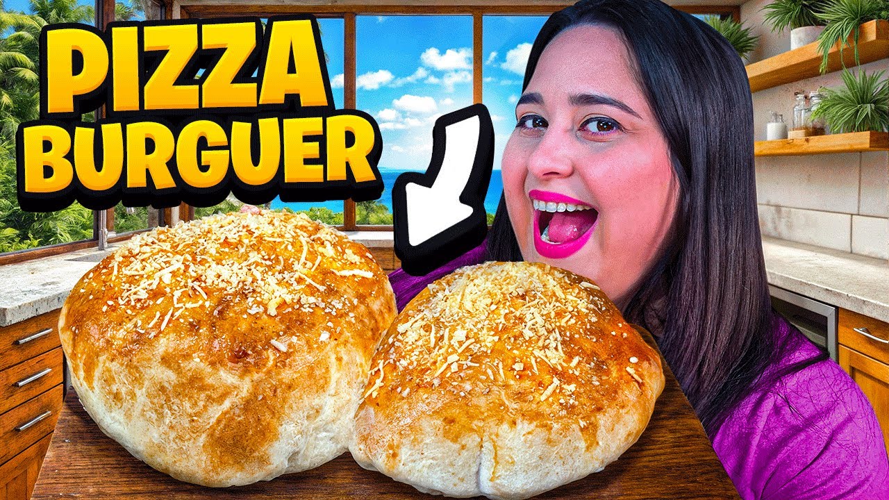 MELHOR RECEITA DE PIZZA BURGER | FÁCIL E BARATO