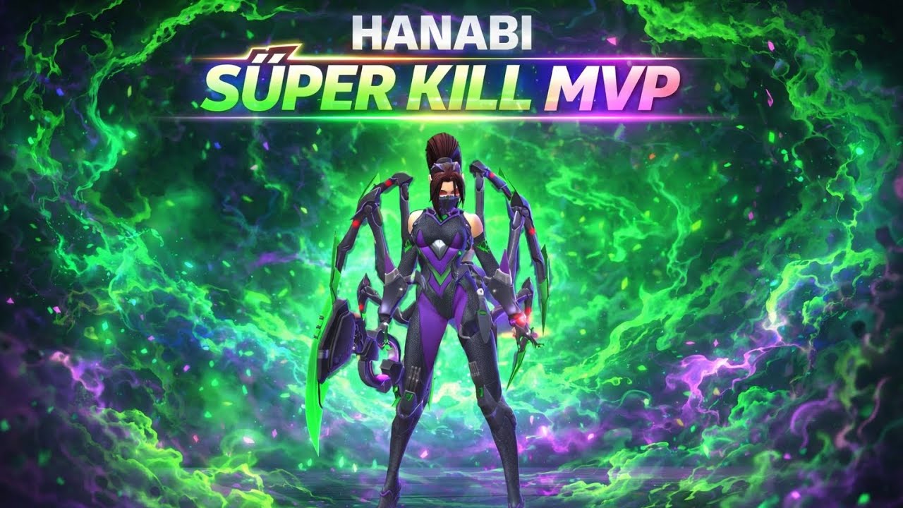 💜Son Anda Hanabiyle Maçı Döndürdük💚.24 killl 😱Hanabi(Zehir Karadul)-Mobile Legens-