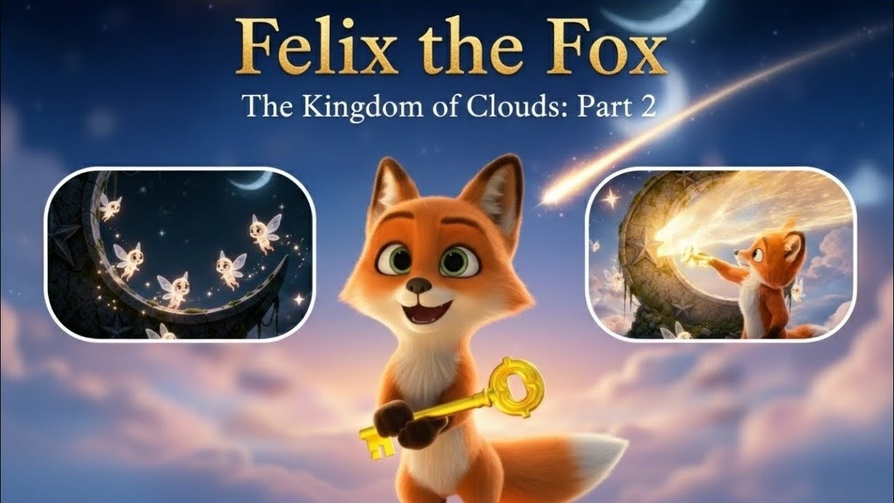The Secret of the Golden Key! 🔑 Felix’s Cloud Adventure (Part 2)