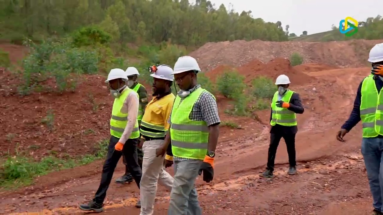Members of the Parliament Chamber of Senate visit to Trinity Musha Mines. #mininginrwanda #mining