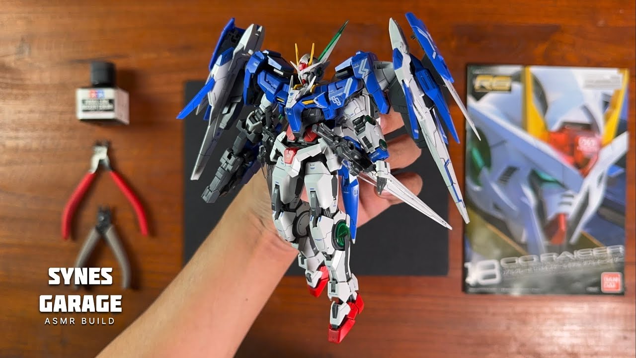 OO Raiser Gundam RG 1/144 | ASMR BUILD | Bandai