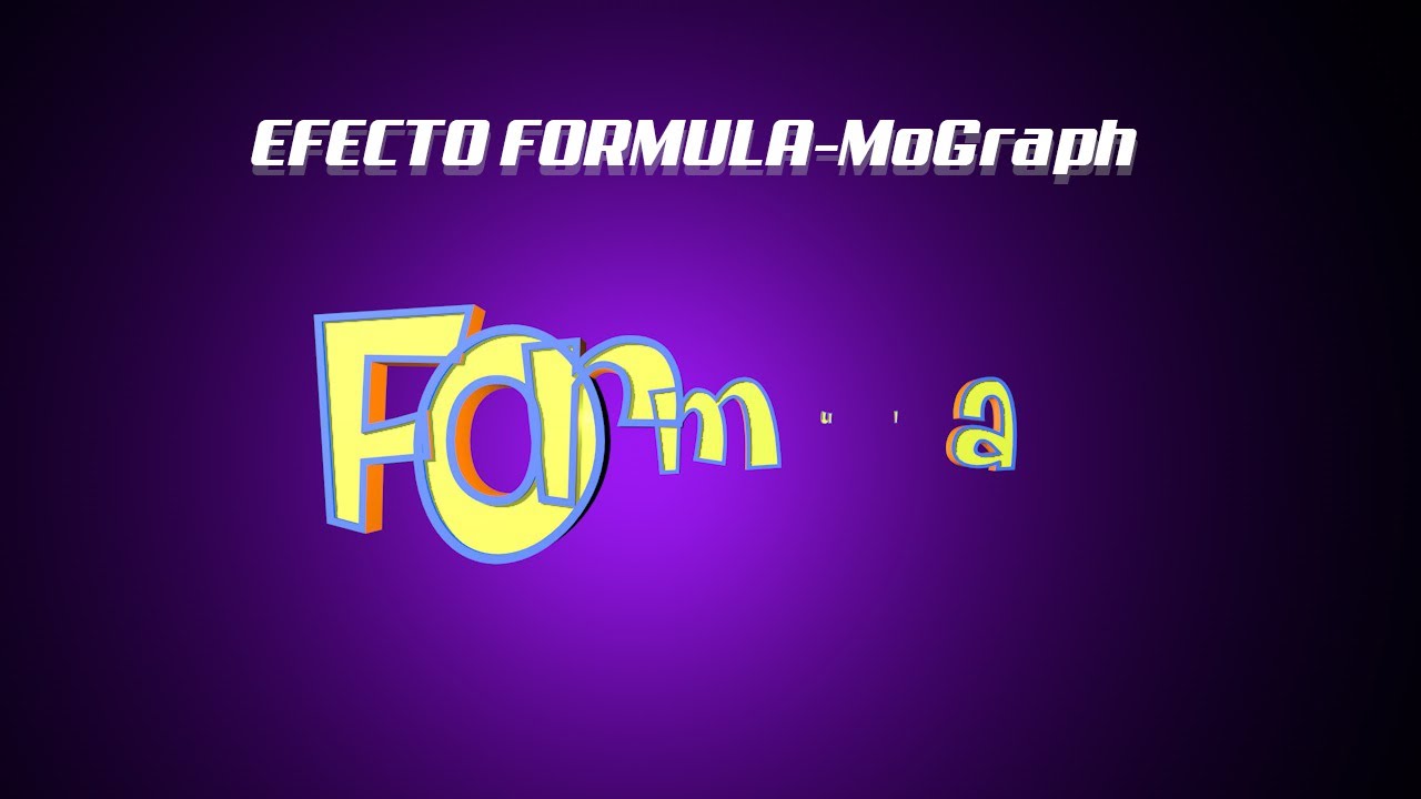 EFECTO FORMULA- MoGraph #3d #3danimation #cinema4d