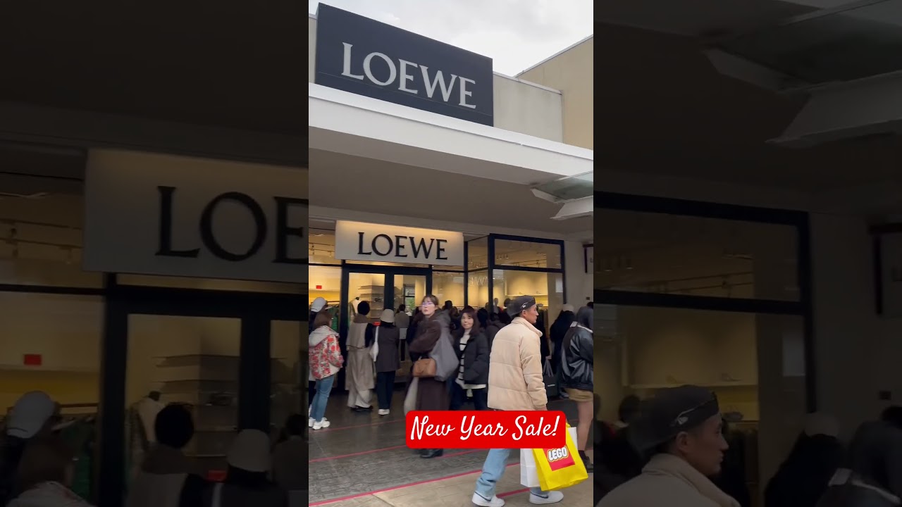 日本🇯🇵東京🛍️年末年始SALE‼️Mitsui Outlet Park Kisarazu 三井アウトレットパーク 木更津 #japan #tokyo #outlet #shopping #連休