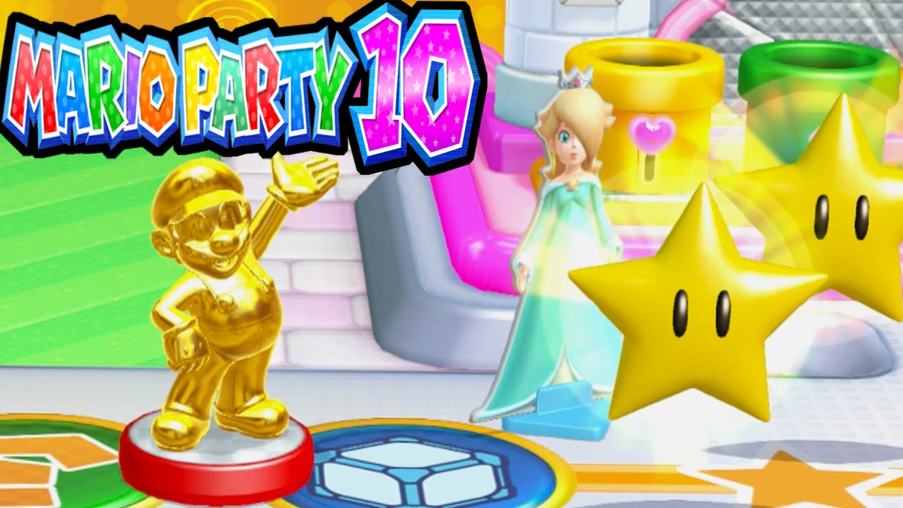 Mario Party 10 Wii U AMIIBO PARTY Gold Mario! 2 Player PART 6 Gameplay Walkthrough Nintendo HD