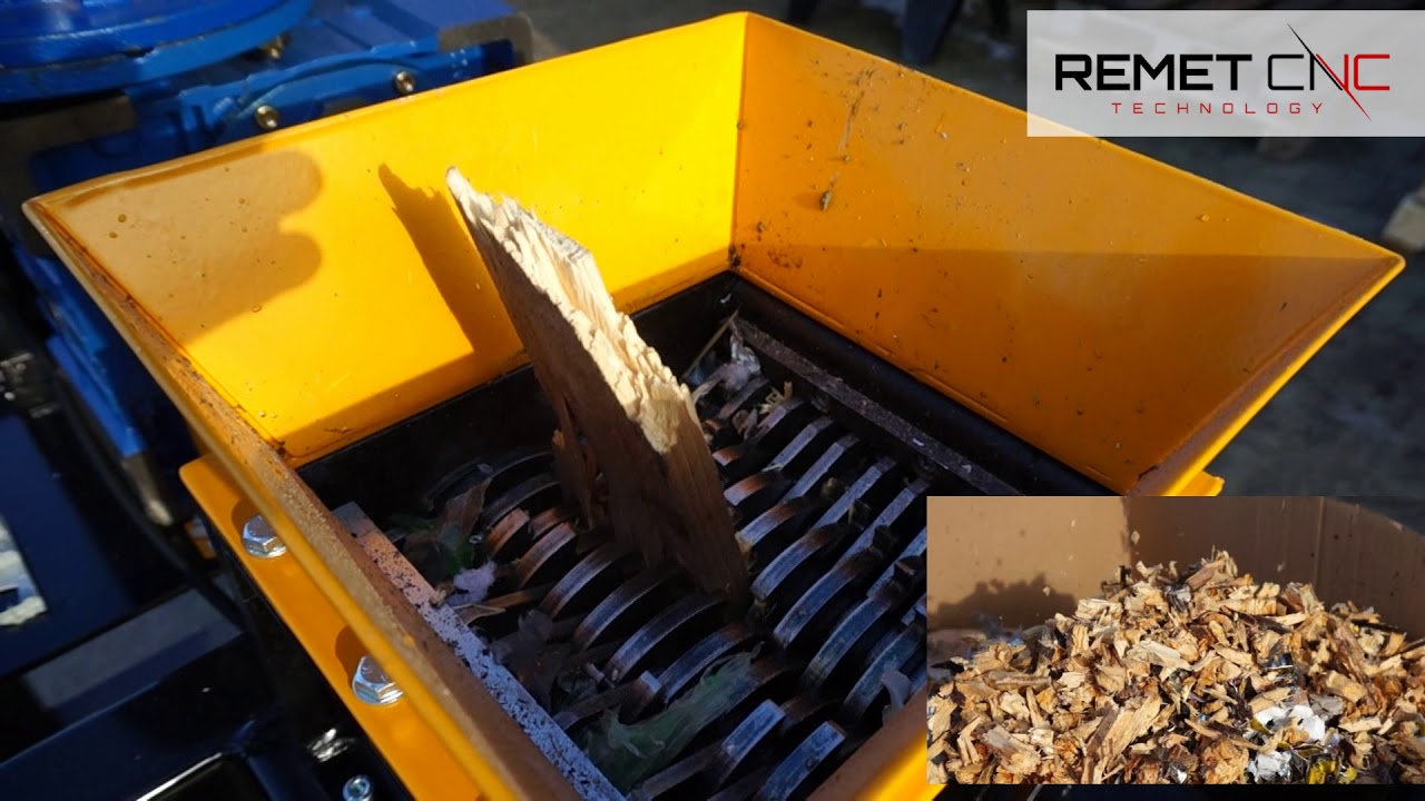 Electric Shredder / Elektryczny rozdrabniacz SR-200 3 kW REMET