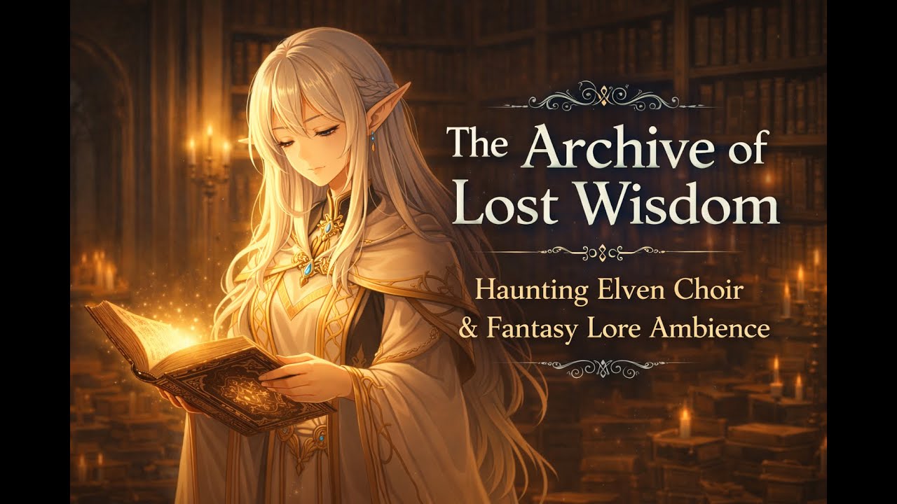 EP.29 Archive of Lost Wisdom | Haunting Elven Choir & Fantasy Lore Ambience