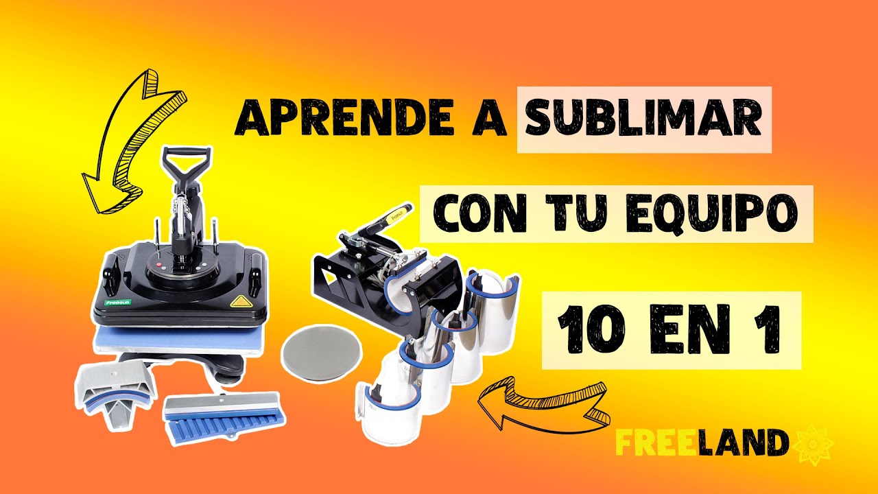 Como sublimar con la Estampadora/Sublimadora 10 en 1 -Freesub