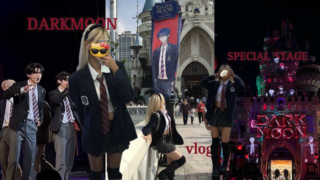 롯데월드에서 수하코스프레하고 엔하이픈을 기다릴 뿐인 브이로그..