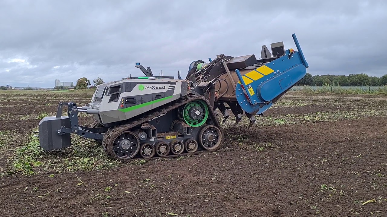 AgXeed robot tractor test drive: first impression