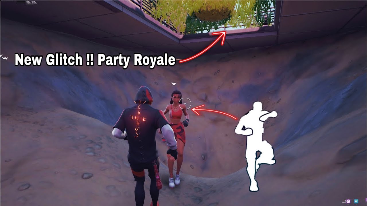 Emote Battles under the Map New Glitch !! ( Party Royale )
