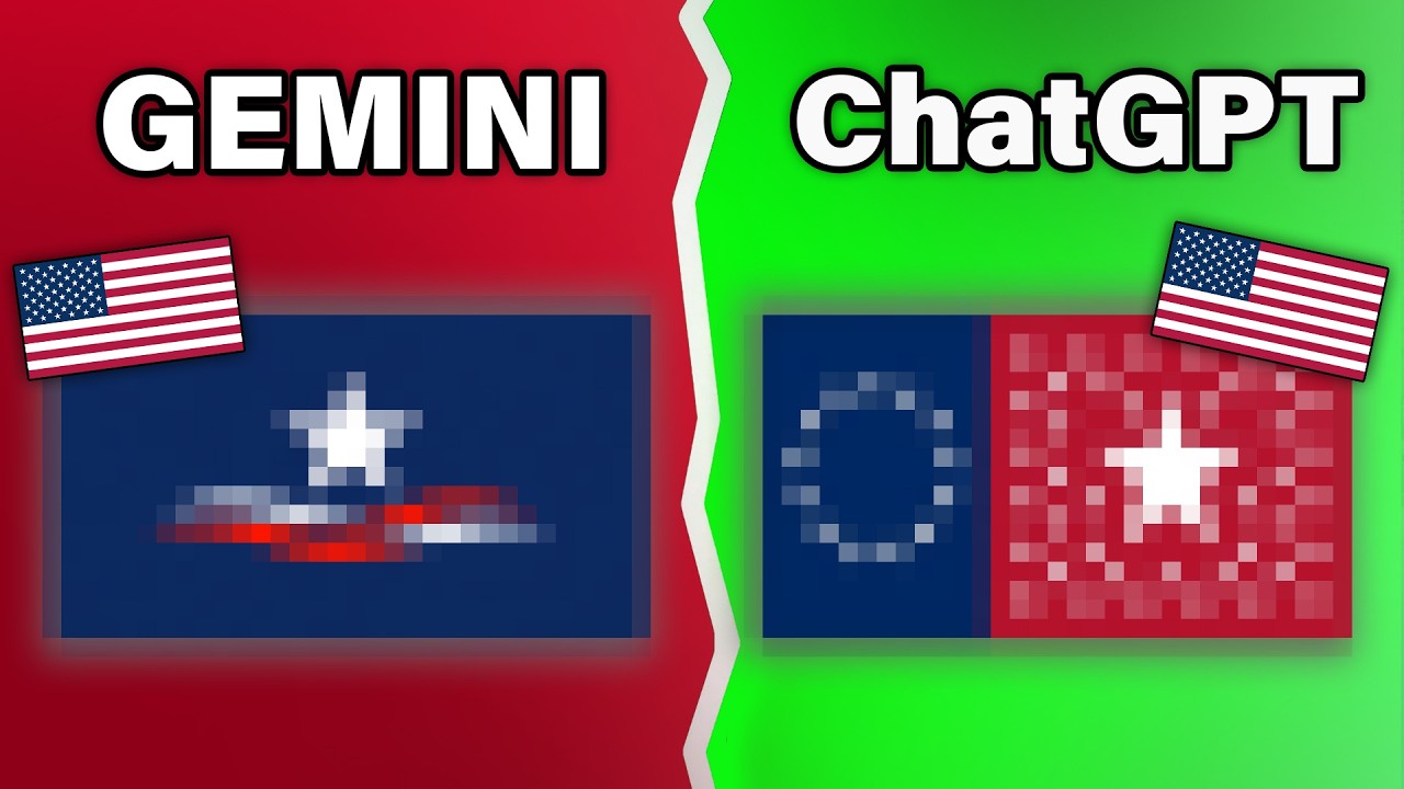 ChatGPT против Gemini: новый дизайн, флаги стран