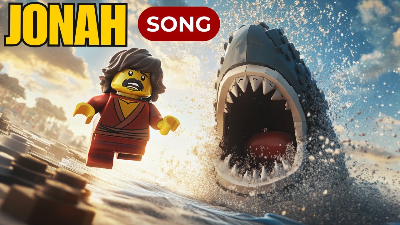The Story of Jonah And The Whale | A Lego Bible Story | SONG