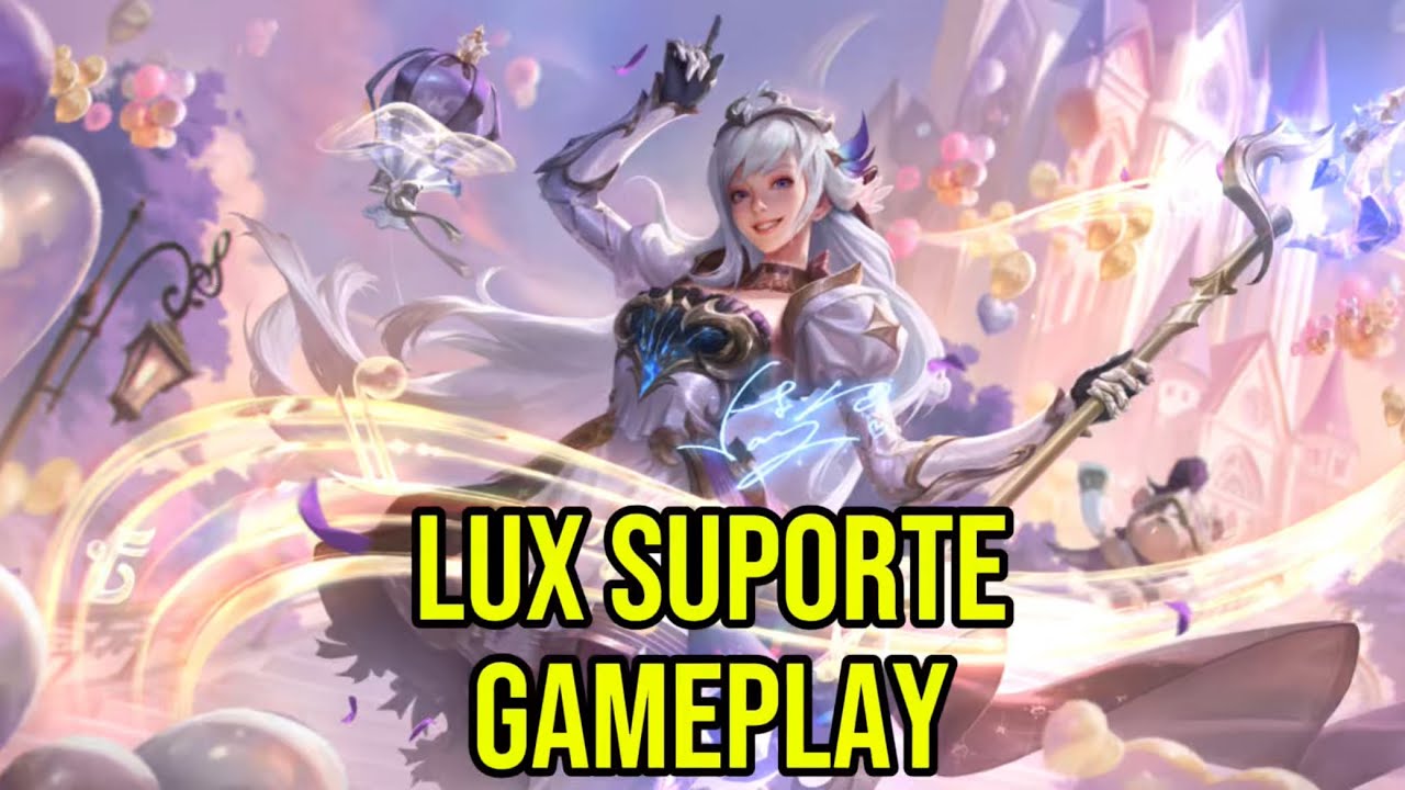 LUX SUPORTE GAMEPLAY COM NOVA SKIN SELEÇÃO DE PRESTÍGIO | WILD RIFT
