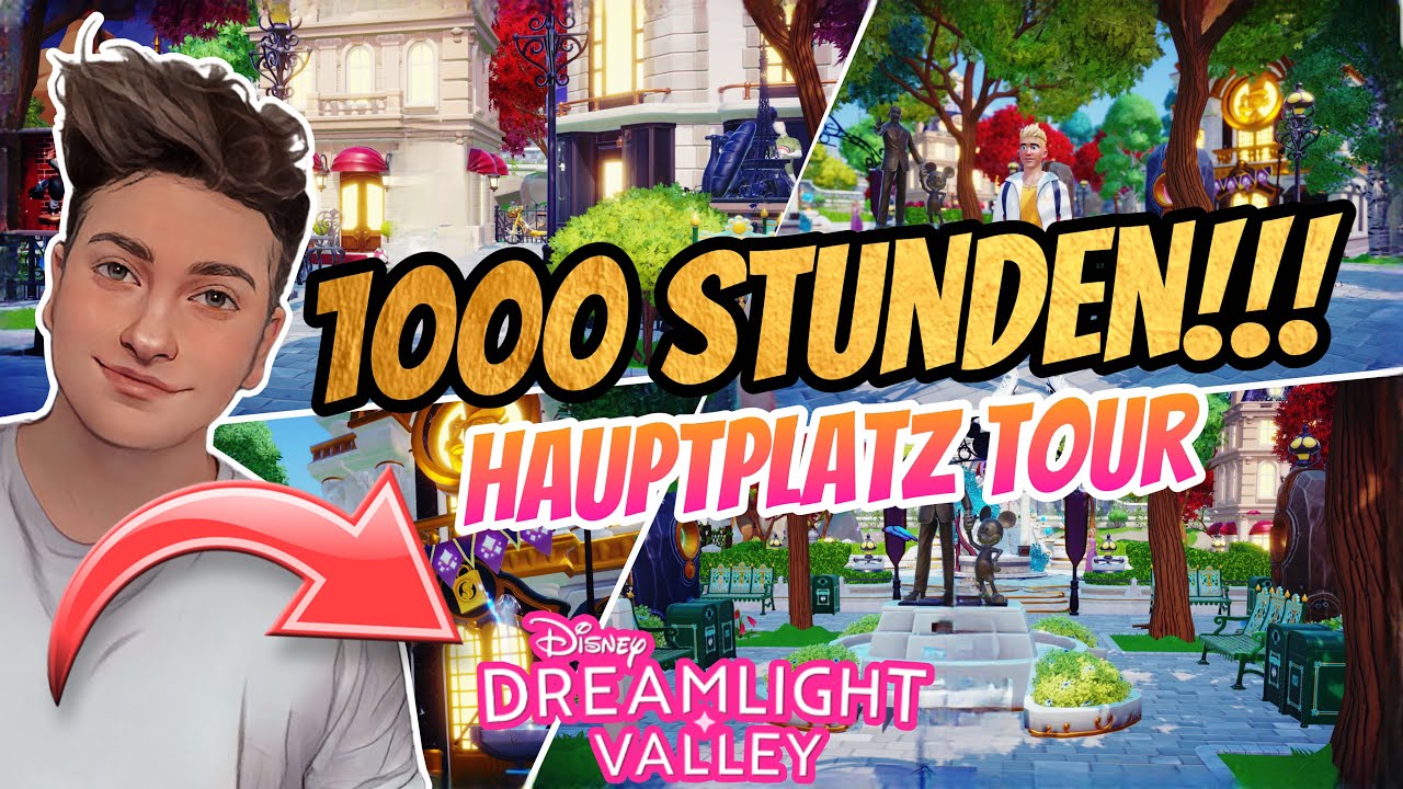 1000 STUNDEN HAUPTPLATZ / PLAZA TOUR!!! 😍 | Disney Dreamlight Valley