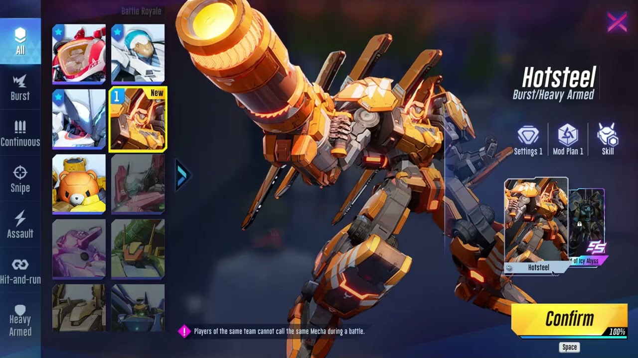Super Mecha Champions 2022: Segunda partida