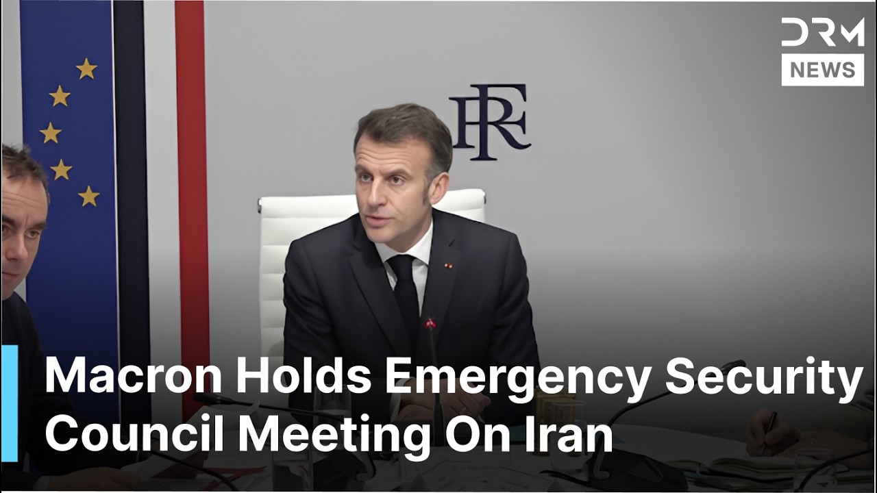 BREAKING: Macron Holds Emergency Security Council Meeting on Iran Crisis at Élysée | DRM News | AC1F