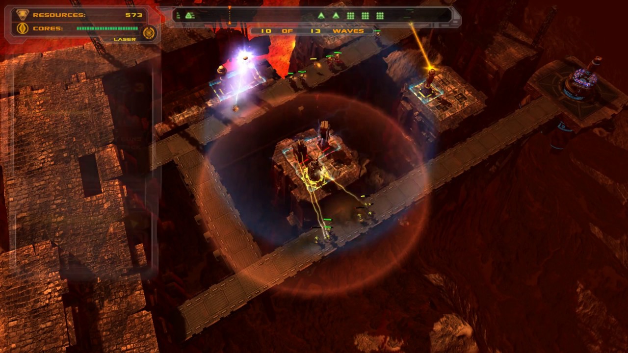 Defense Grid - Mission 6 - Fire Control - Fully Loaded - Gold