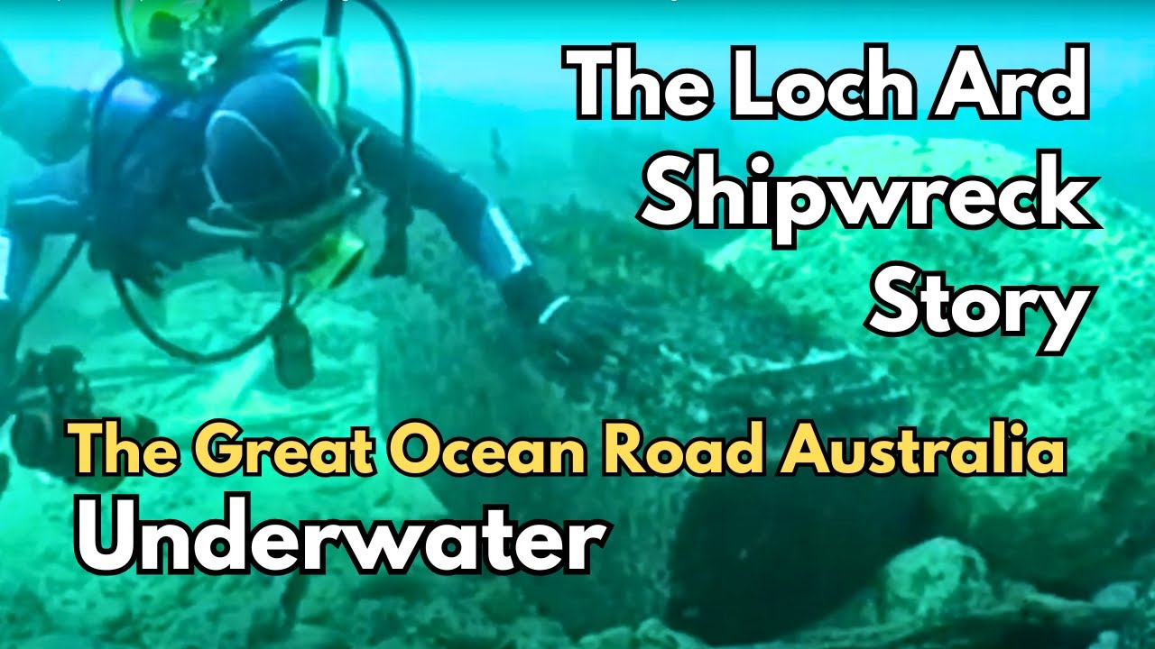 Loch Ard Shipwreck: (UNDERWATER) Diving The Loch Ard - Underwater Footage - The Great Ocean Road