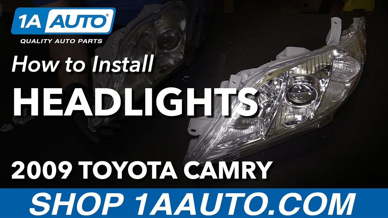 How to Replace Headlights 07-09 Toyota Camry
