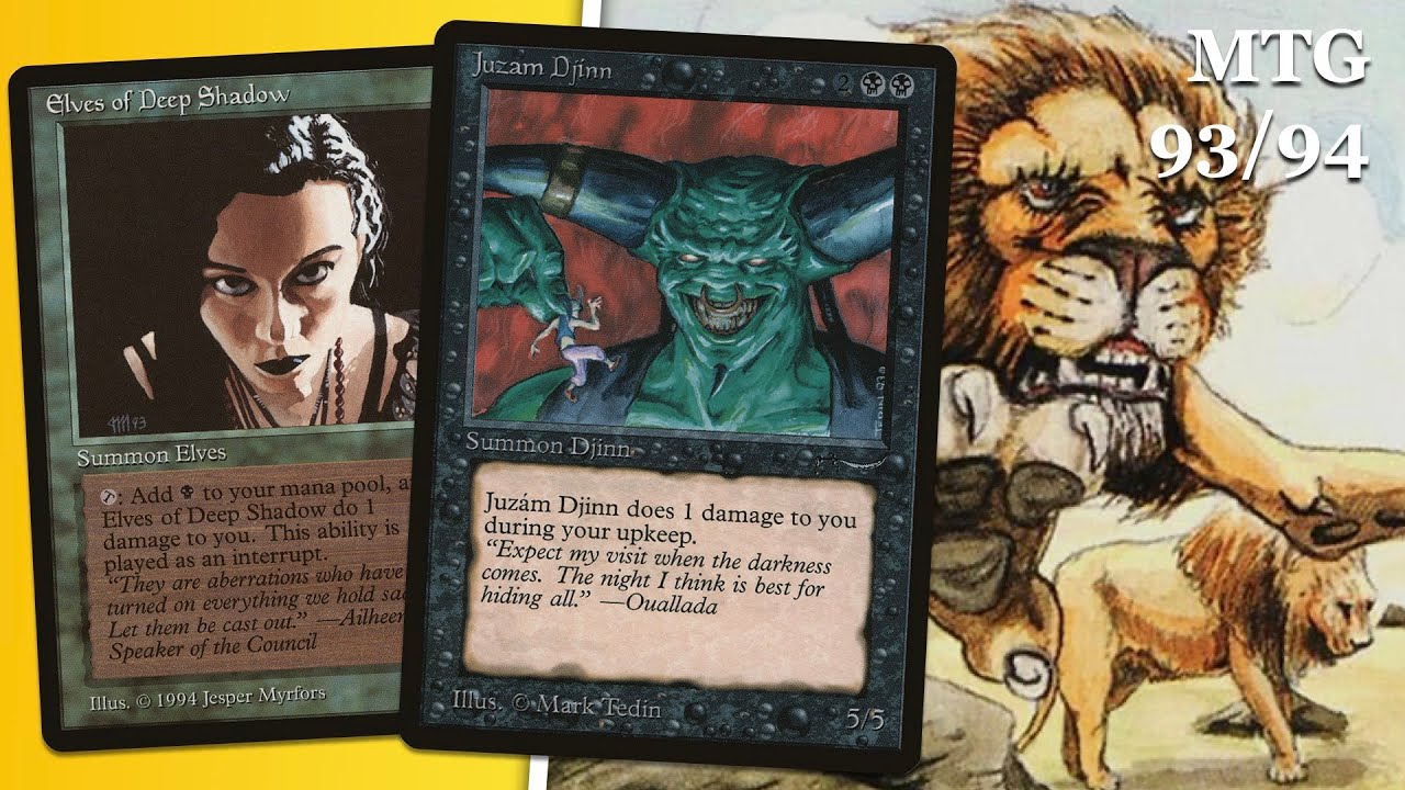 Lion Dib Bolt vs BG Land Destruction, X-points Finals 48 | Old School Magic The Gathering #mtg9394