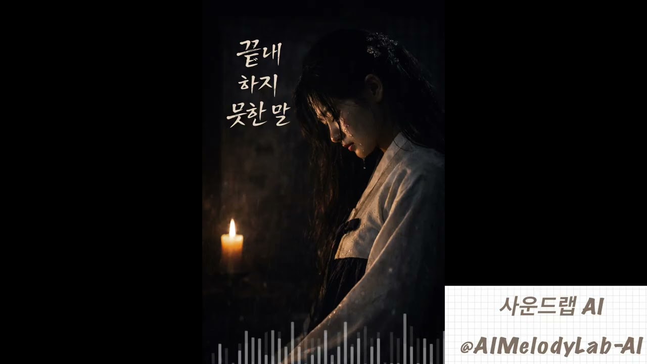 [사극 OST] 〈끝내 하지 못한 말〉 | 사극 감성 OST 슬픈 발라드 (여자 독창) 연작.3