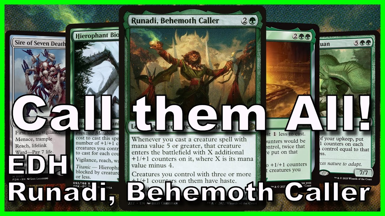 Runadi, Behemoth Caller EDH Deck Tech | Magic: The Gathering