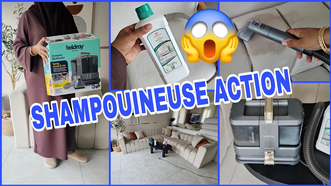 😱TEST ACTION SHAMPOUINEUSE BELDRAY #beldray #SHAMPOUINEUSE #crashtest  #action #astucesaction 