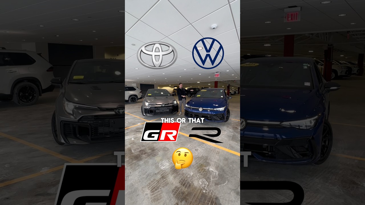 GR Corolla против Golf R. Какую из них вы выберете? 😮