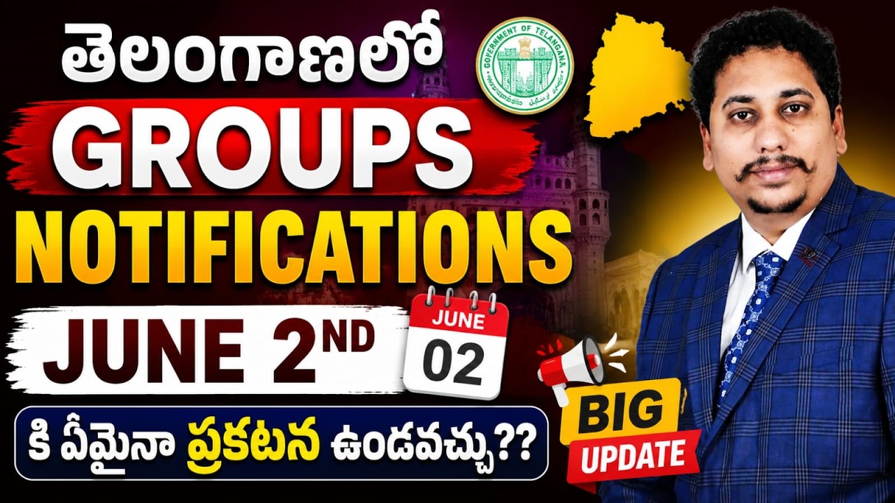 Groups Notifications Coming Soon in Telangana//#tgpsc #tgpscgroup1 #tgpscgroup2