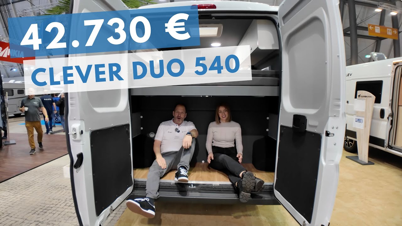 NUR 42.730 € WOHNMOBIL FABRIKNEU ZUM DISCOUNTPREIS! Clever Duo 540 Basic Line Dieselheizung