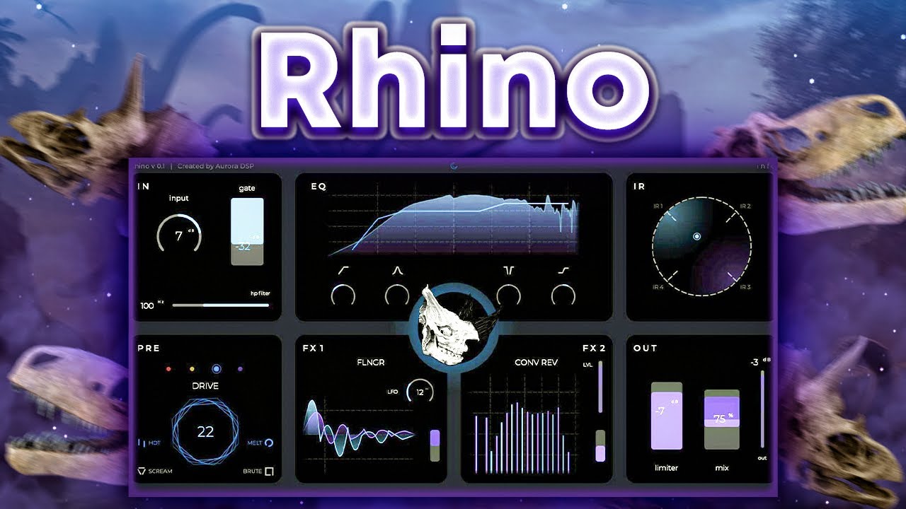 @AuroraDSP - Rhino ( ОБЗОР ) Перегруз динозавров ??