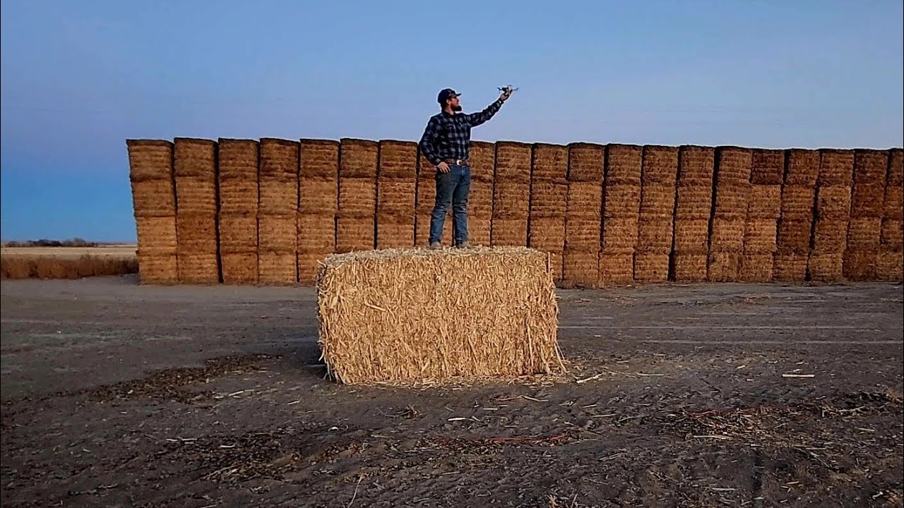 Baling Corn Stalks