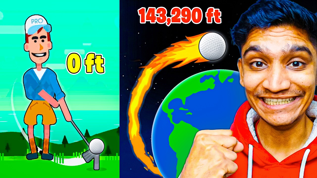 I Hit A Golf Ball 999,999 Miles Into Space!